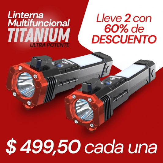 LINTERNA TITANIUM 3 EN 1