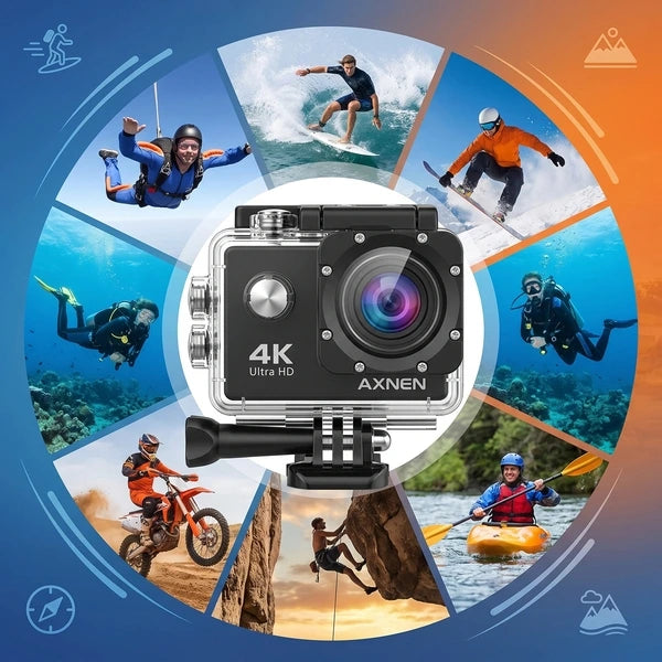 Cámara GOPRO 4K + Fundo Gratis