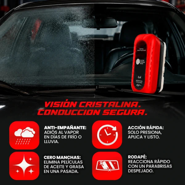 BLINDAJE EXTREMA: Spray Cerámico 3 en 1 + Limpiador Pulidor de Vidrio